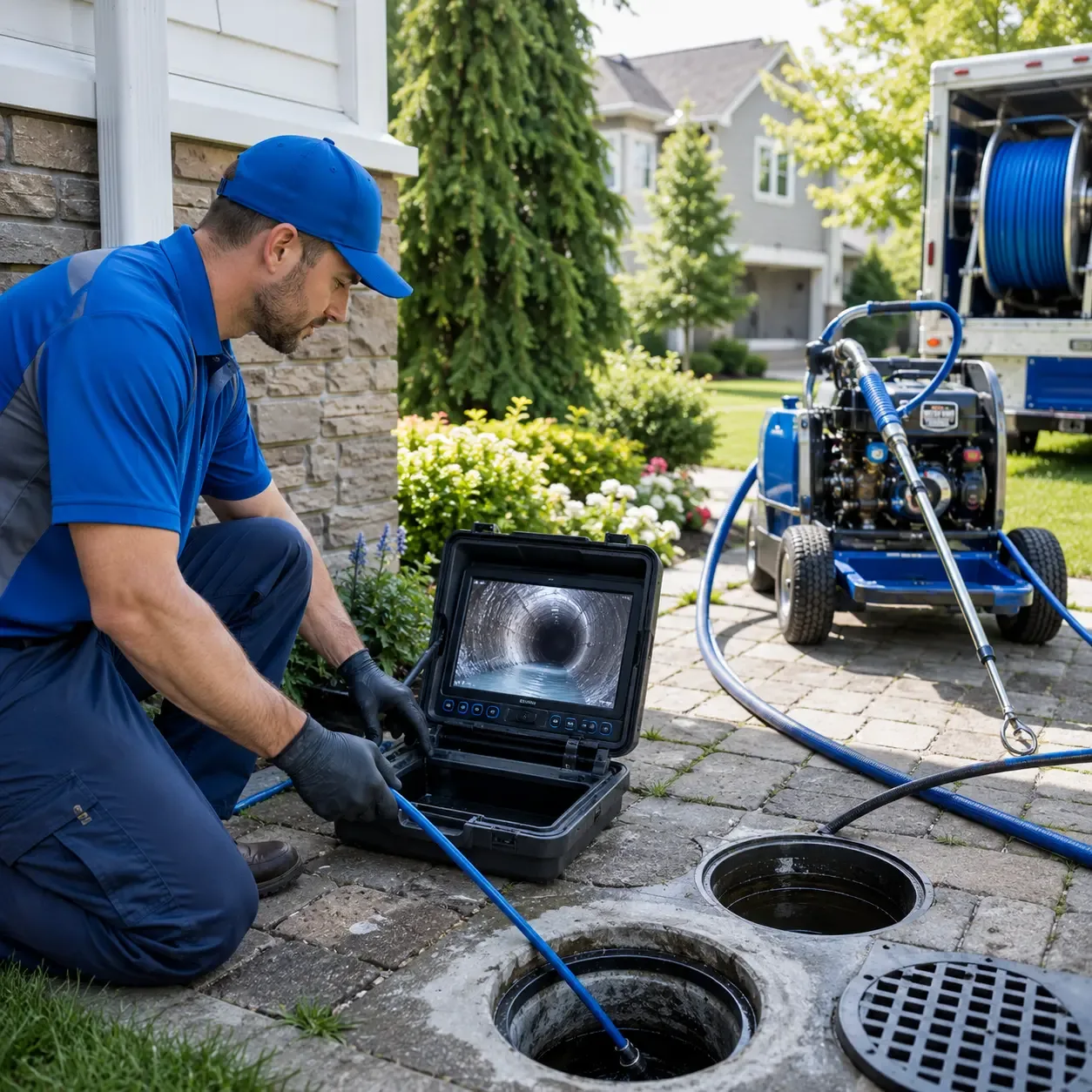 Outdoor drain cleaning professionals serving Covington, GA